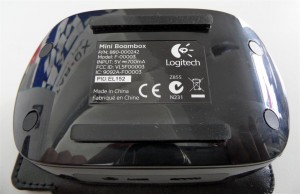 Logitech Mini Boombox Unterseite